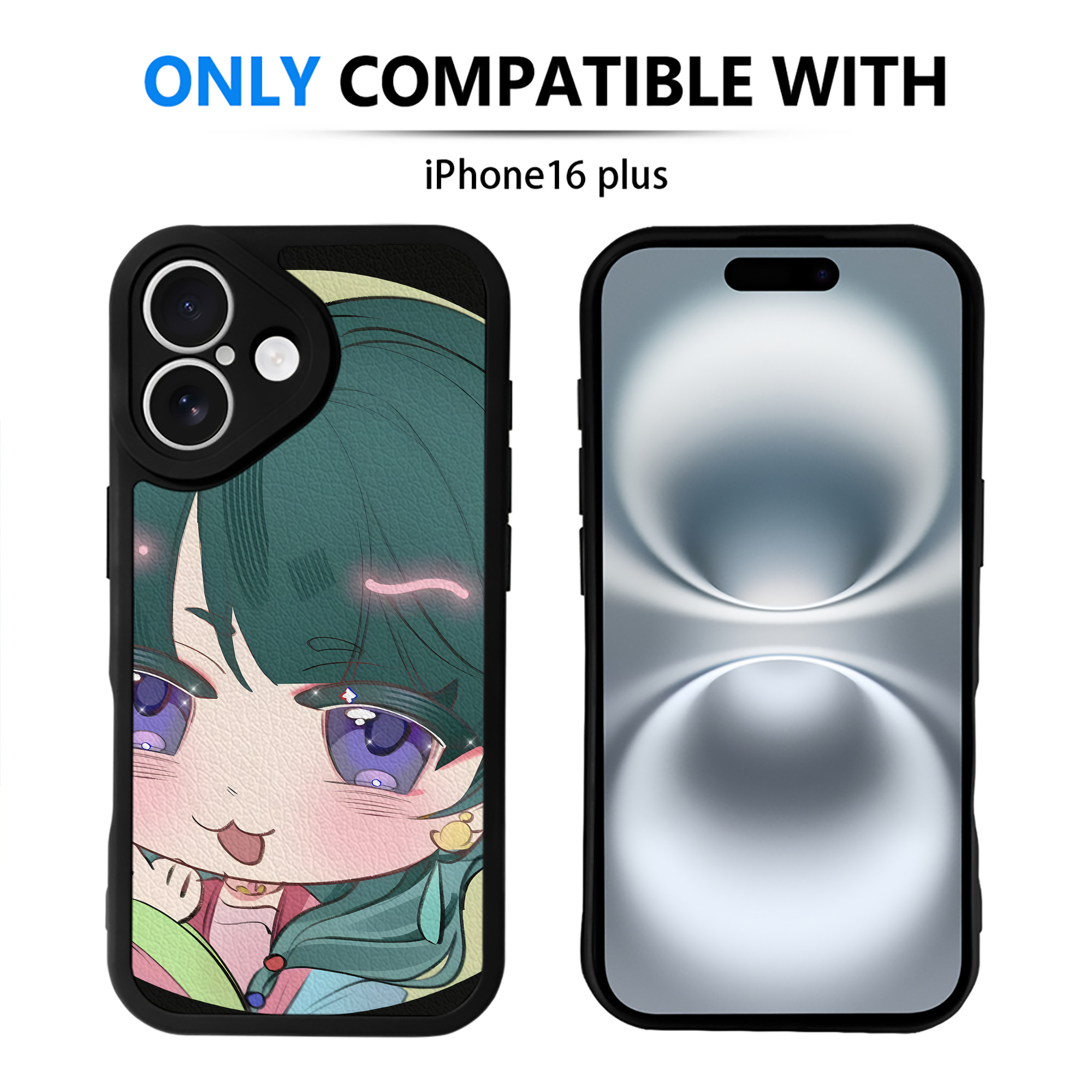 （画像用） 薬屋のひとりごと The Apothecary Diaries 【iPhone 16シリーズ対応】シリコンスマホケース（レザー調） 材質：シリコン